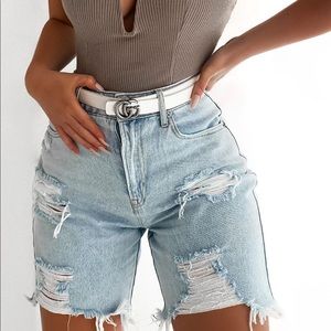 Fashion Nova jean shorts